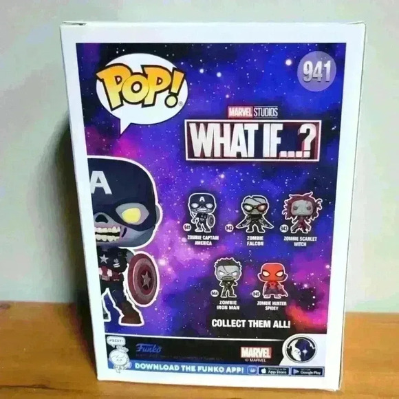 Funko pop what if series zombie Caption America #941 - Picture 3 of 6